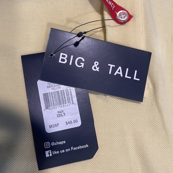 Chaps Mens Polo Shirt - Picture 4 of 5